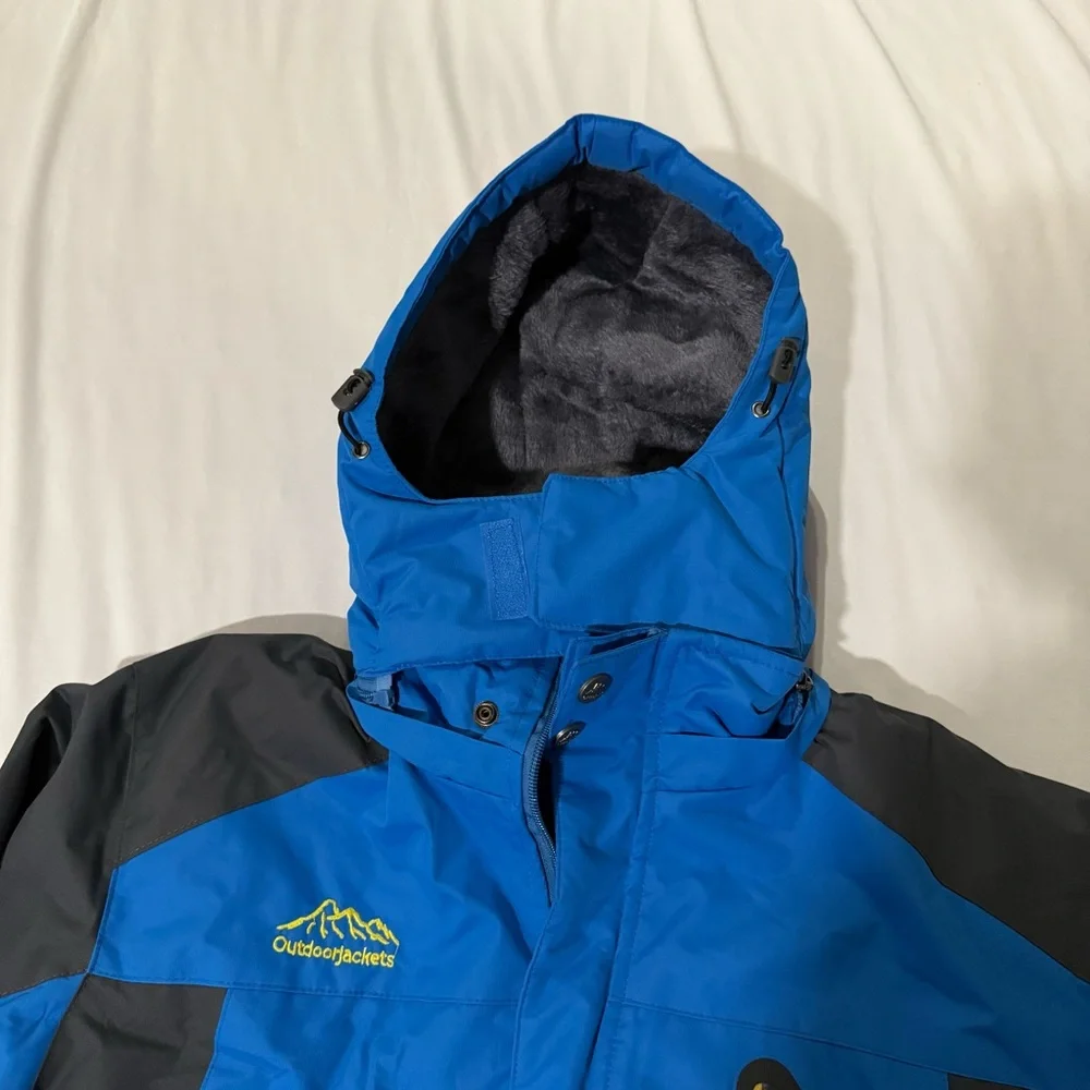 NWT Wolf‎ Cavalry OutdoorJK Winter Ski Jacket Water Proof Mens XL Fleece Lined